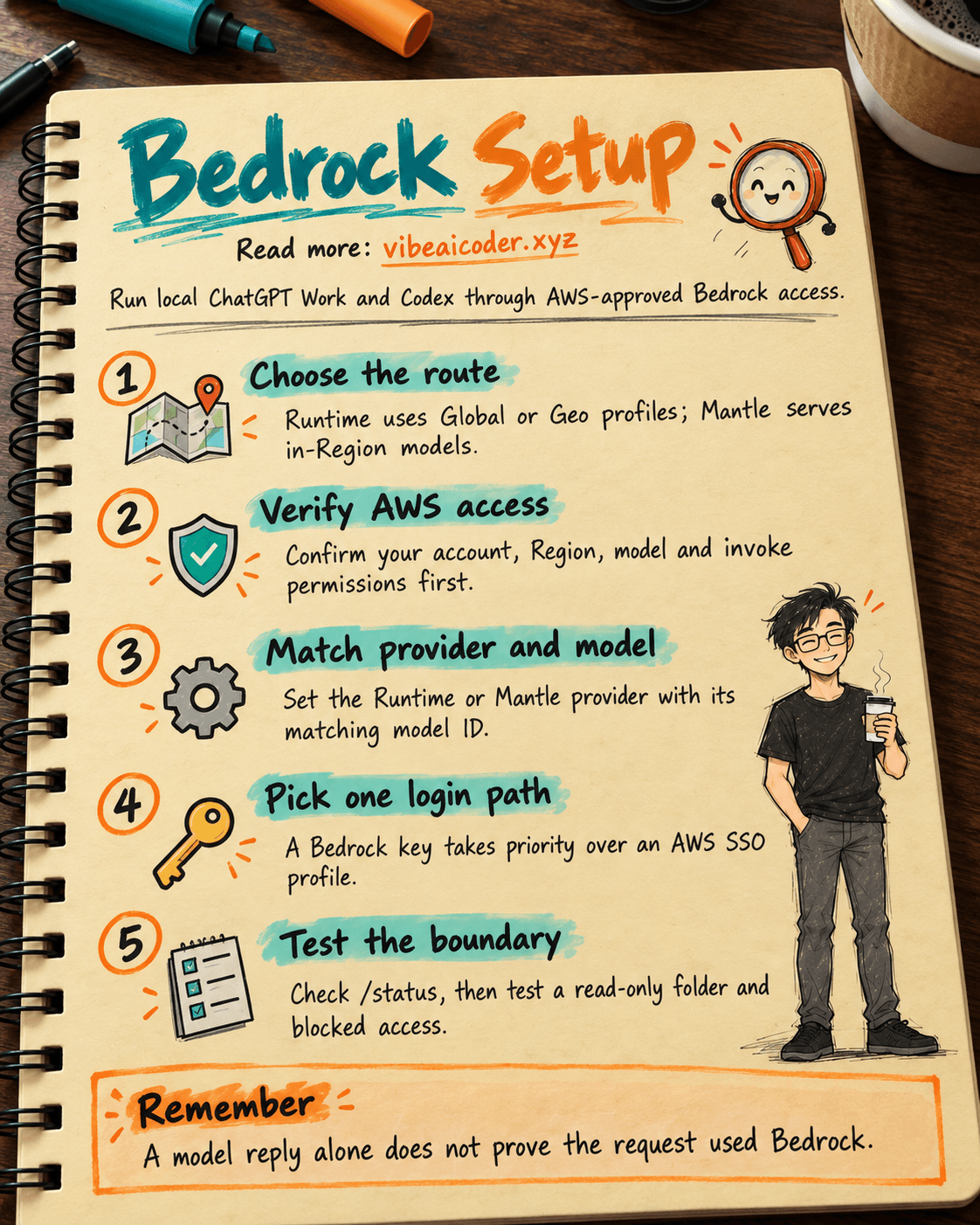 Use ChatGPT Work and Codex on Amazon Bedrock with Clear AWS Permissions