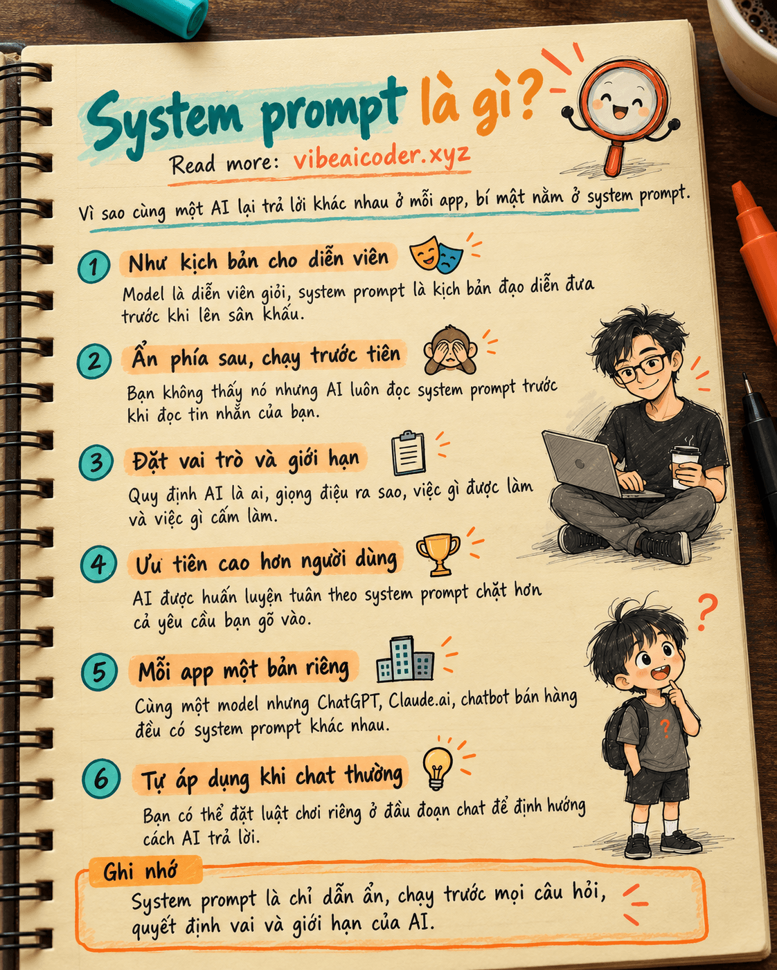 System prompt là gì? Vì sao cùng một AI lại trả lời khác nhau ở mỗi app