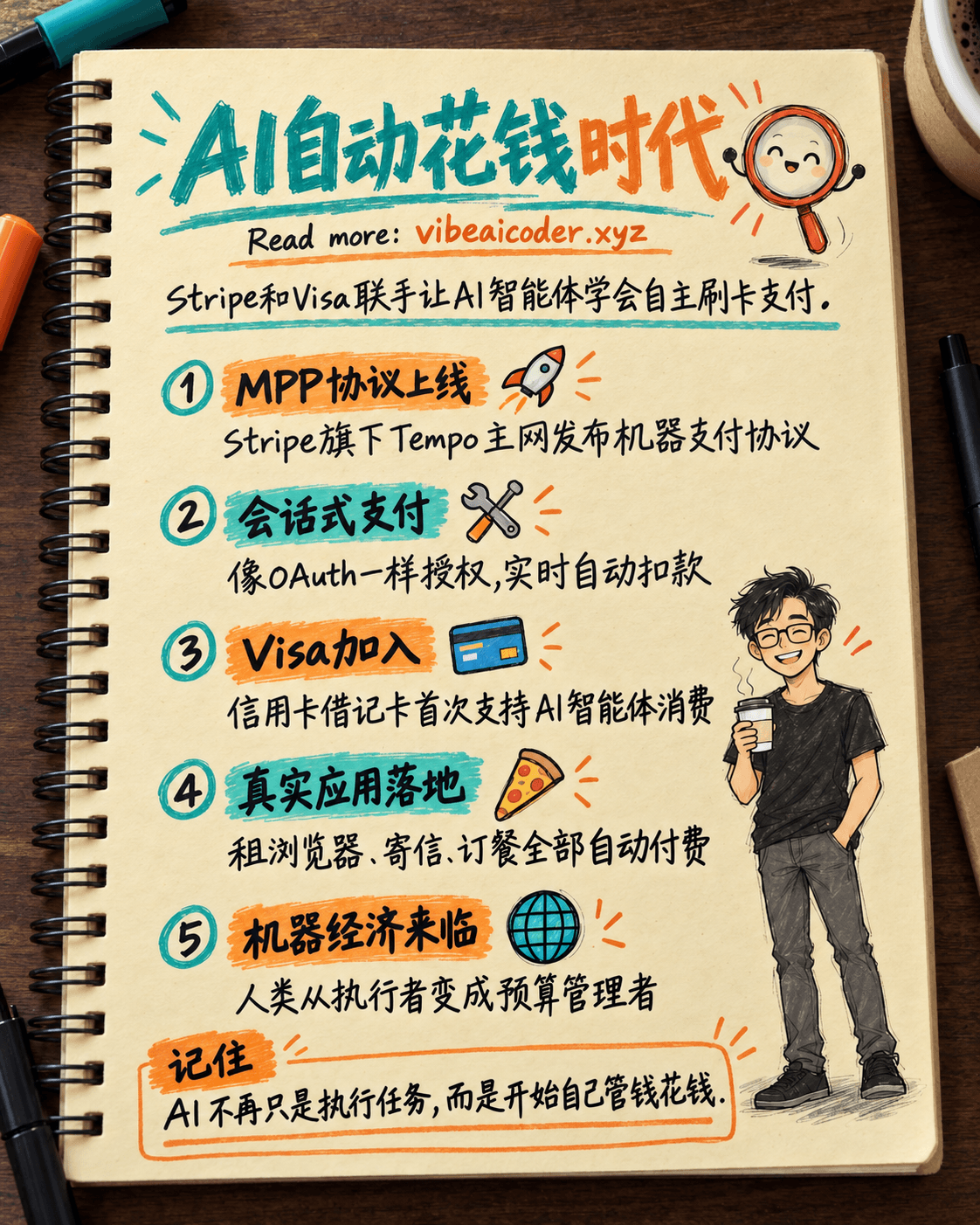 🤖 AI正式学会自动刷卡支付:Stripe与Visa改写金融规则