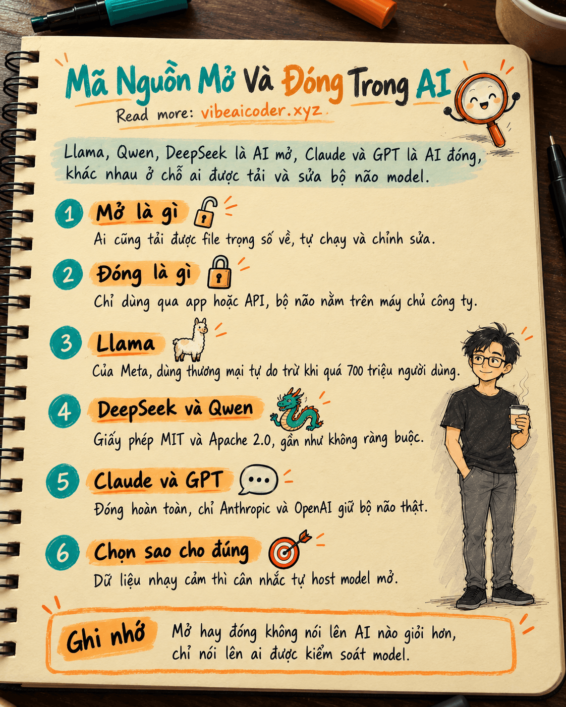 🔓 Mã Nguồn Mở Và Mã Nguồn Đóng Trong AI: Llama, Qwen, DeepSeek Khác Gì Claude, GPT