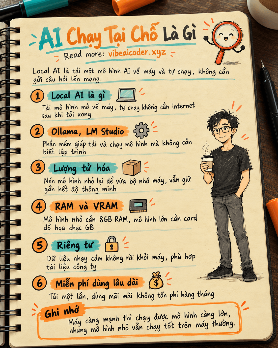 💻 AI Chạy Tại Chỗ (Local AI) Là Gì? Máy Bạn Cần Mạnh Cỡ Nào