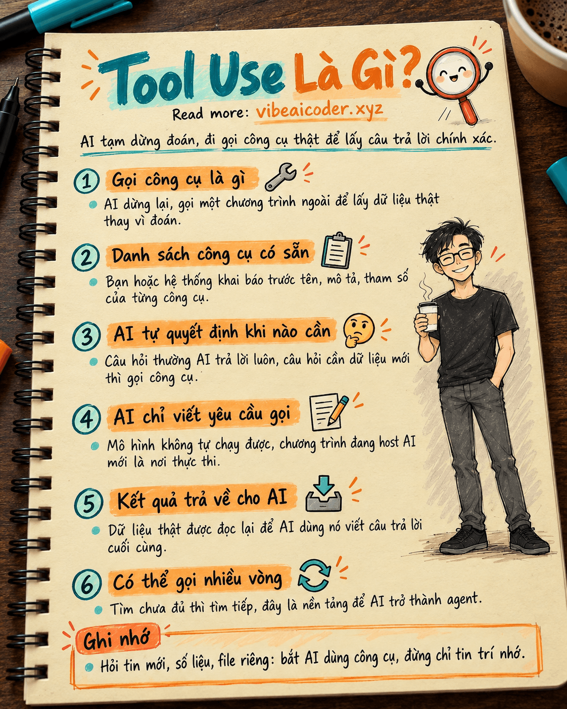 Tool use là gì? Cách AI tự tra web, chạy code, đọc file thay vì chỉ đoán chữ