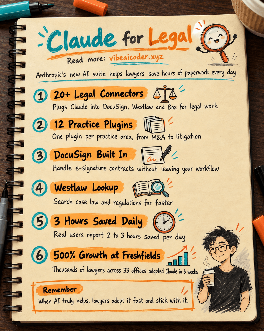 ⚖️ Claude for Legal: AI That Saves Lawyers 3 Hours a Day
