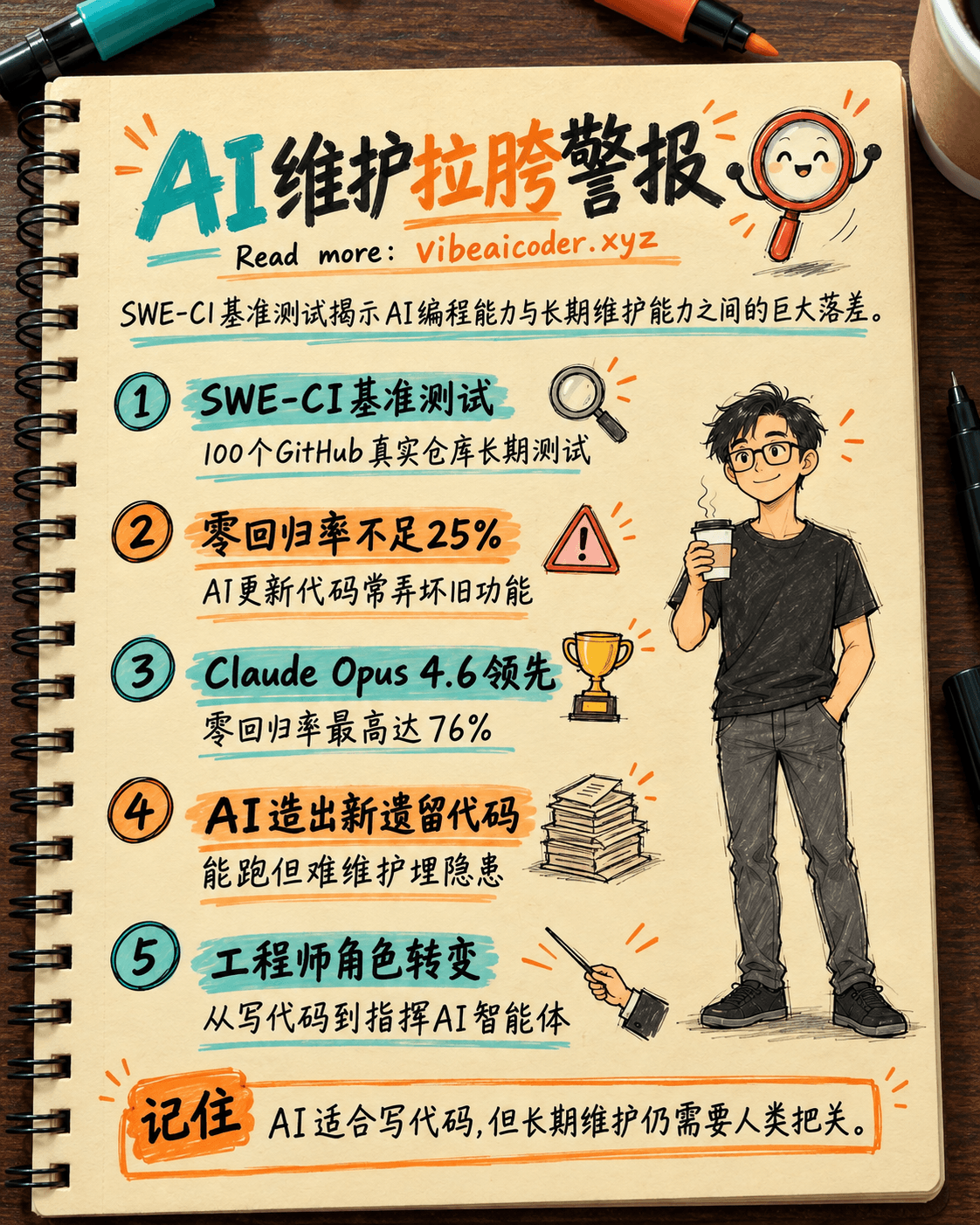 🚨 震惊:AI写代码一流,维护代码却很拉胯