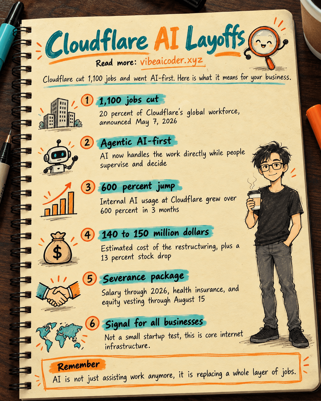 🤖 Cloudflare's AI Layoffs: 1,100 Jobs Cut in May 2026, What It Means for Businesses