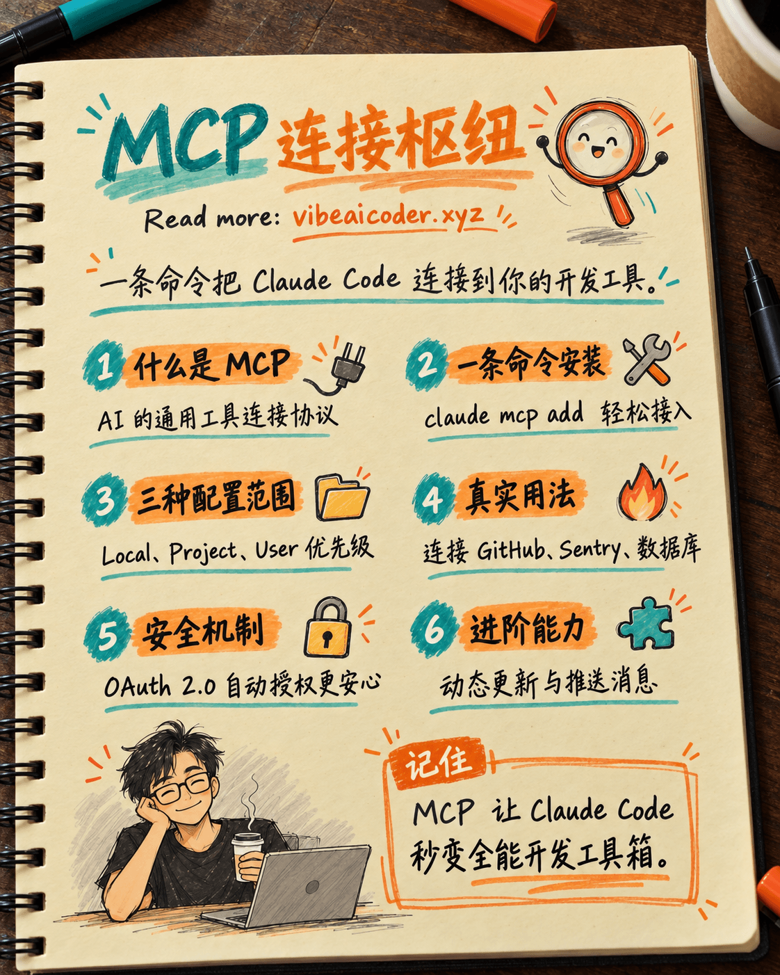 🔌 MCP Server：把 Claude Code 变成连接所有开发工具的枢纽