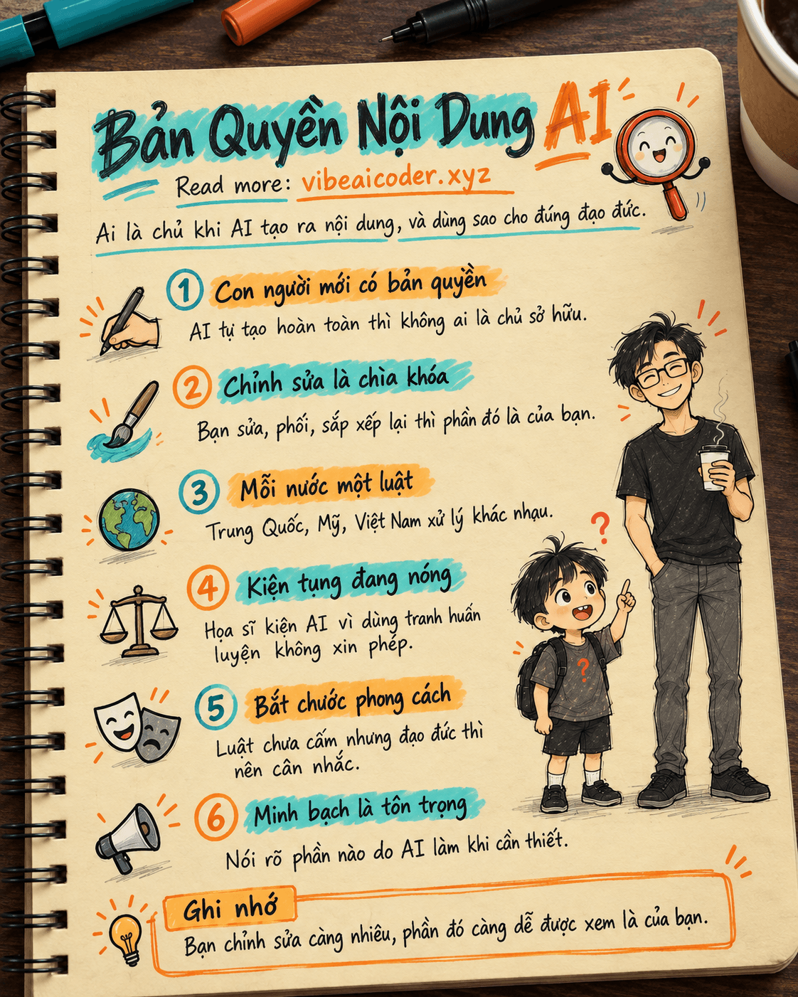 Bản quyền và đạo đức khi dùng nội dung do AI tạo: ai là chủ thật sự