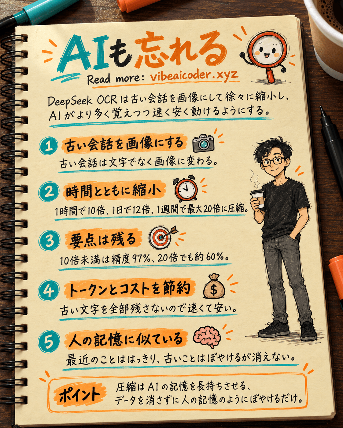 DeepSeekがAIに人間のように忘れることを教え、コストのかかる記憶問題を解決
