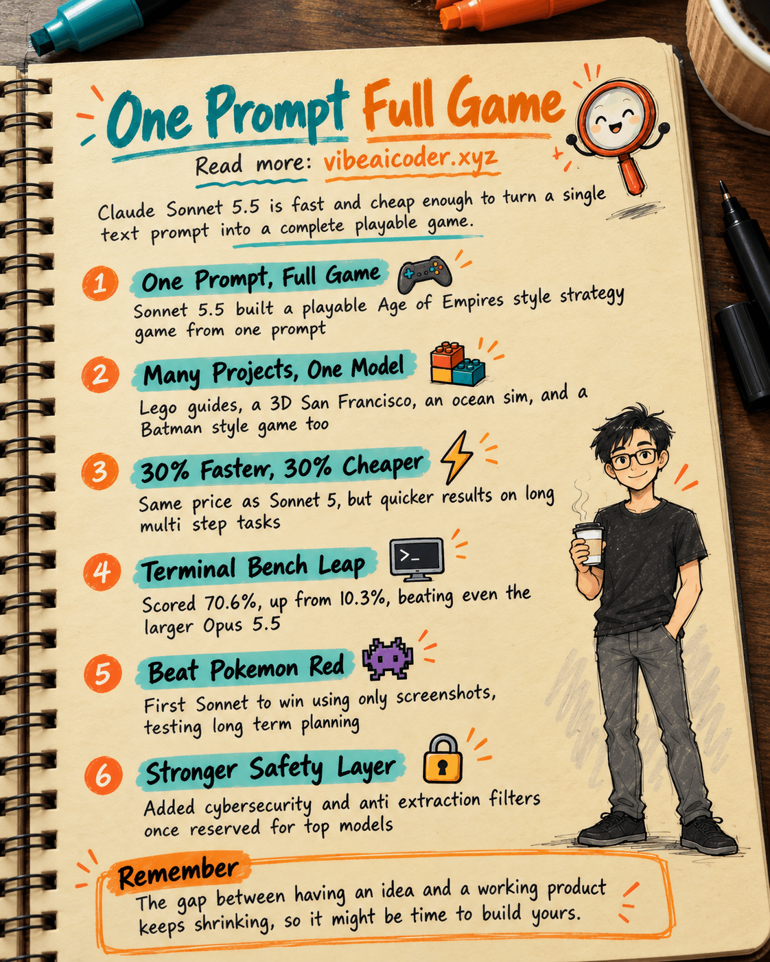 Claude Sonnet 5.5: One Prompt Creates a Full Playable Game