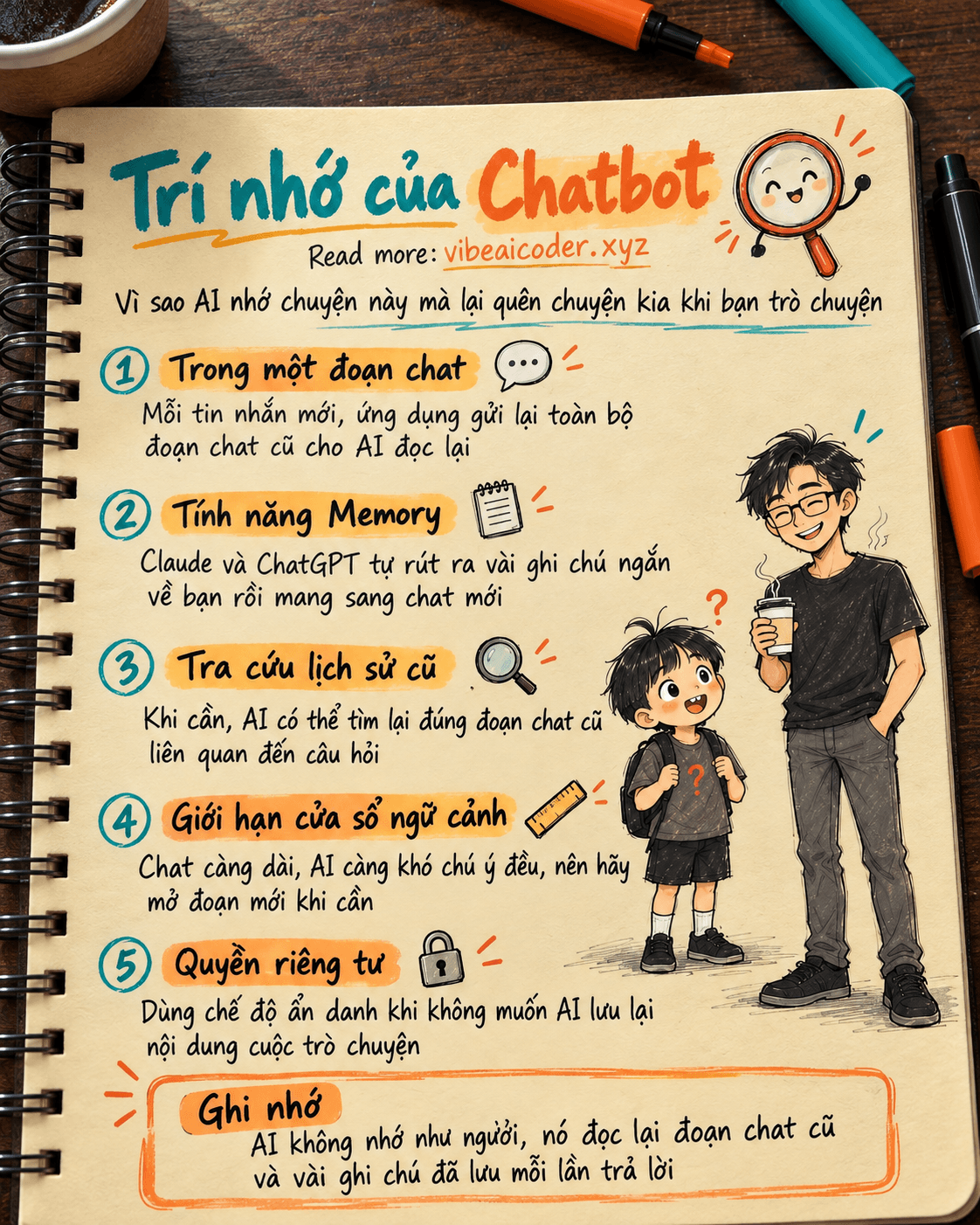 Trí nhớ của chatbot hoạt động thế nào? Vì sao có lúc AI nhớ, có lúc lại quên