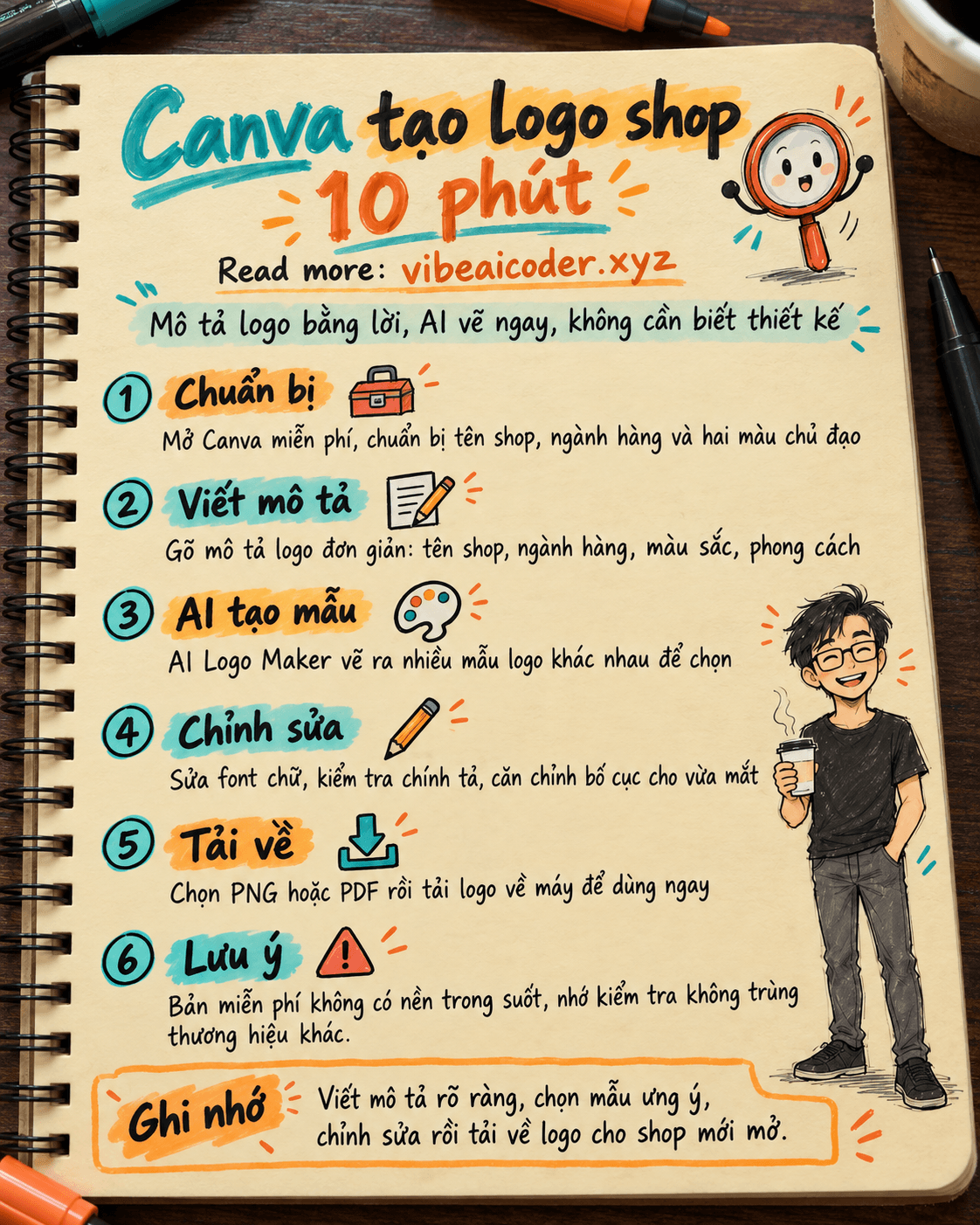 Dùng Canva tạo logo đơn giản cho shop mới mở trong 10 phút