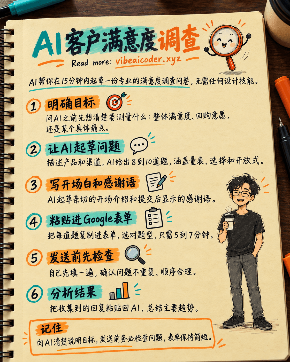 用ChatGPT或Claude在15分钟内设计客户满意度调查问卷