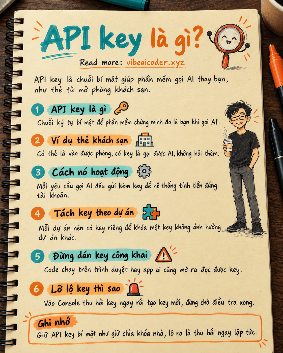 🔑 API key là gì? Vì sao phải giữ bí mật, lỡ lộ thì làm sao
