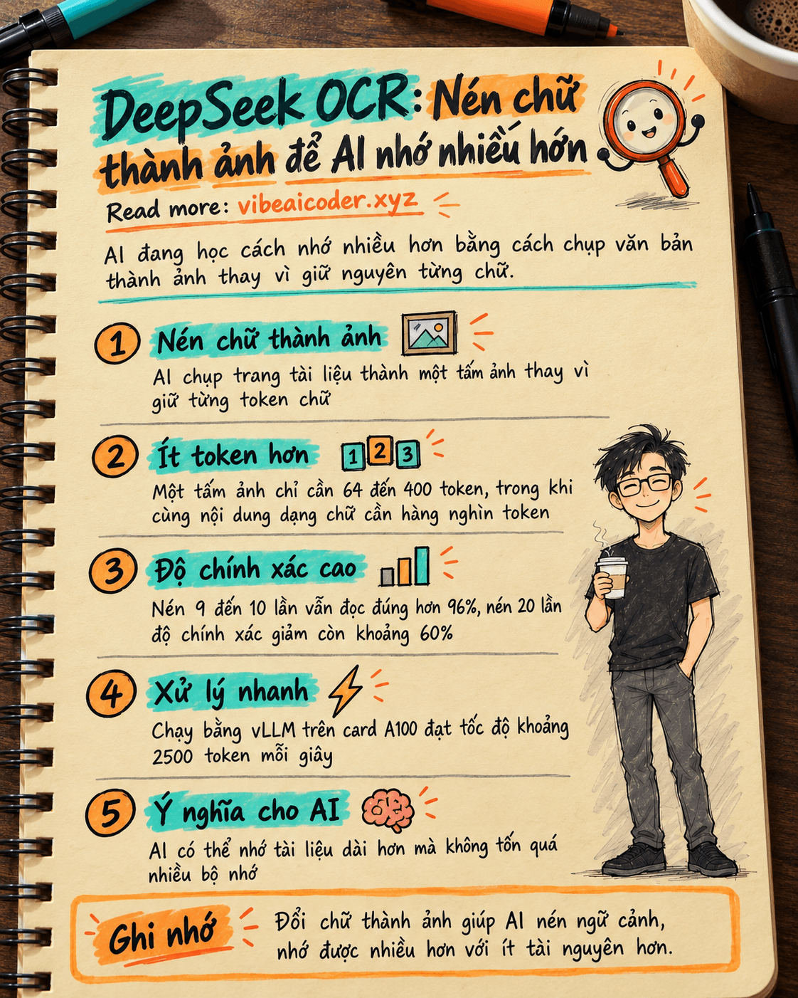 DeepSeek OCR: Nén chữ thành ảnh để AI nhớ nhiều hơn