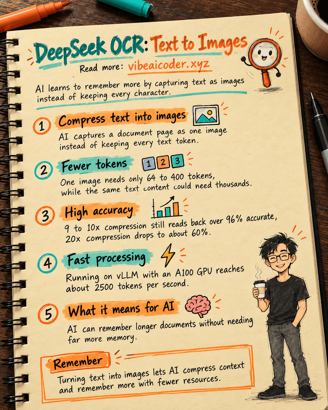 DeepSeek OCR: Compressing Text Into Images So AI Can Remember More