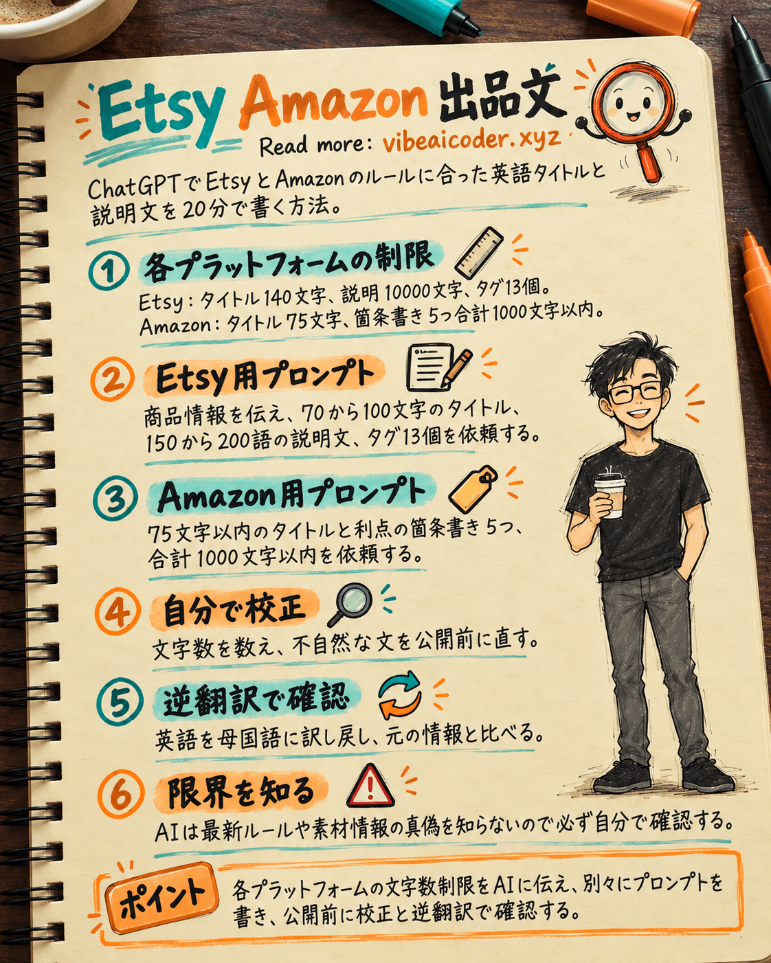 ChatGPTで英語の商品説明を書いてEtsyとAmazonで海外販売、たった20分
