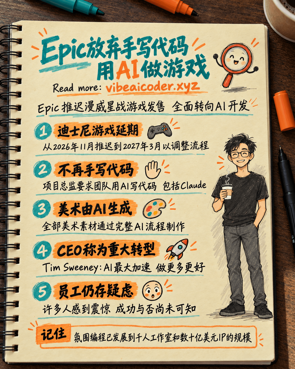 Epic Games 下令全员停止手写代码 用AI制作迪士尼游戏