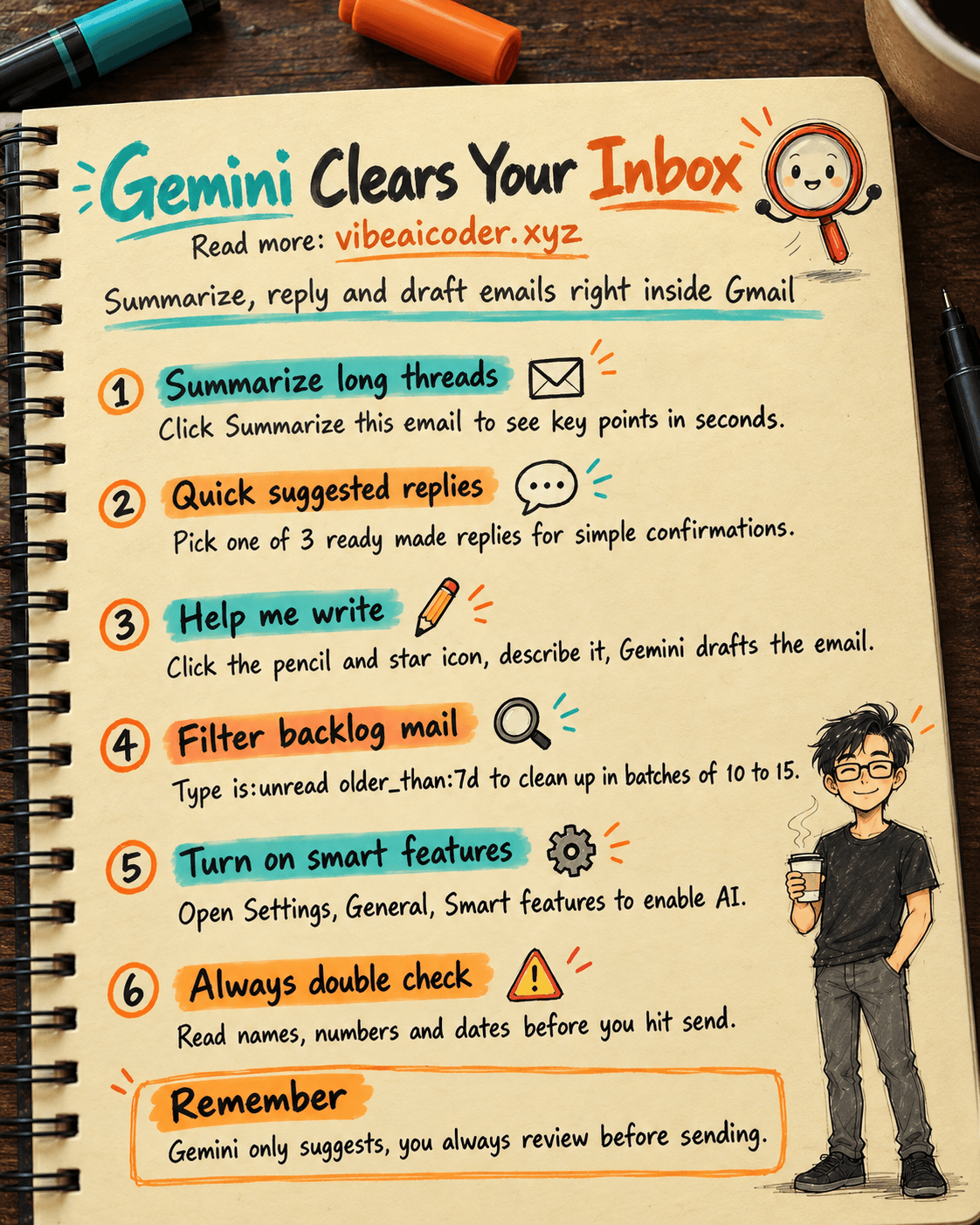 Use Gemini in Gmail to Clear Backlog Emails in 10 Minutes