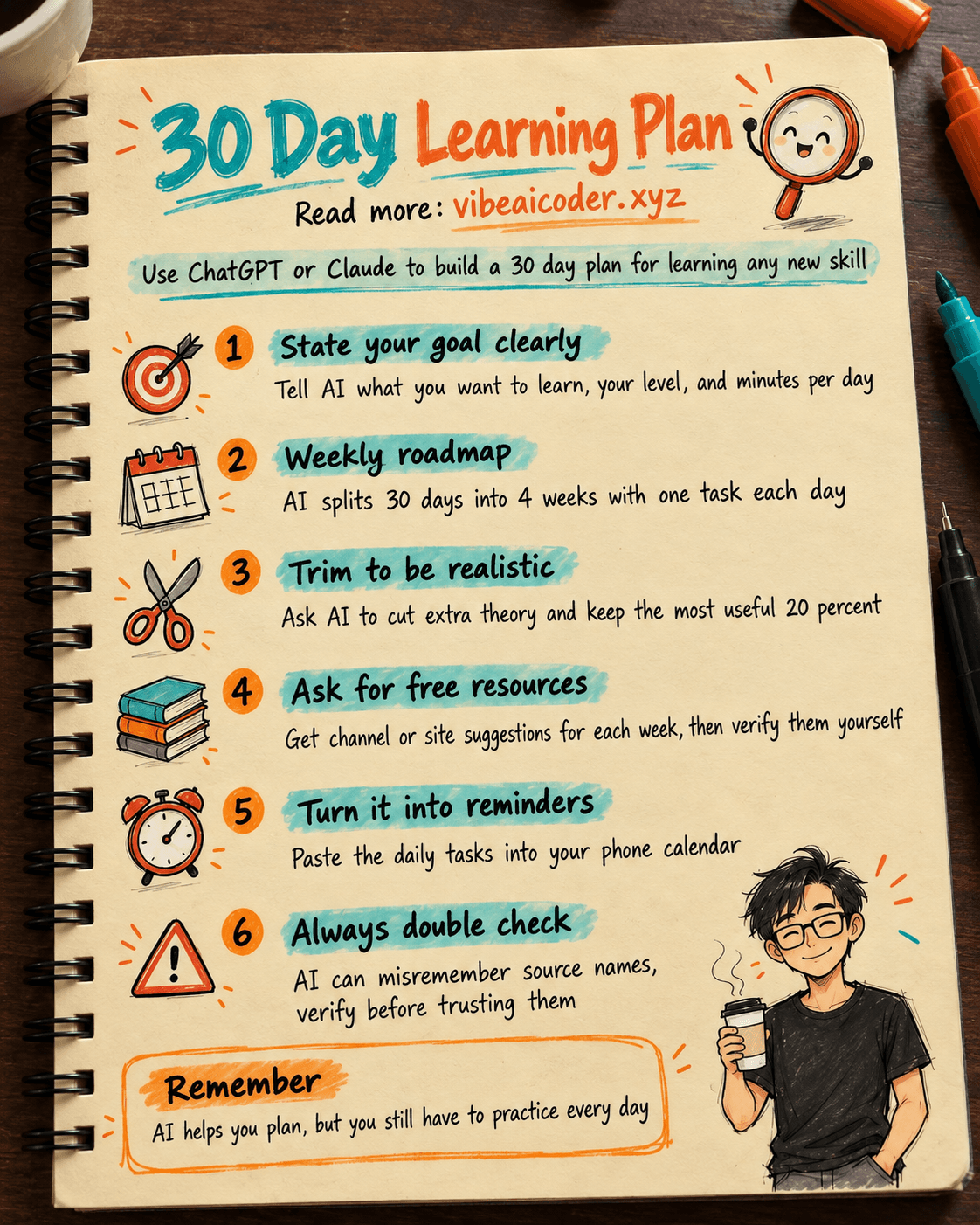 Use ChatGPT or Claude to Build a 30 Day Learning Plan for Any New Skill