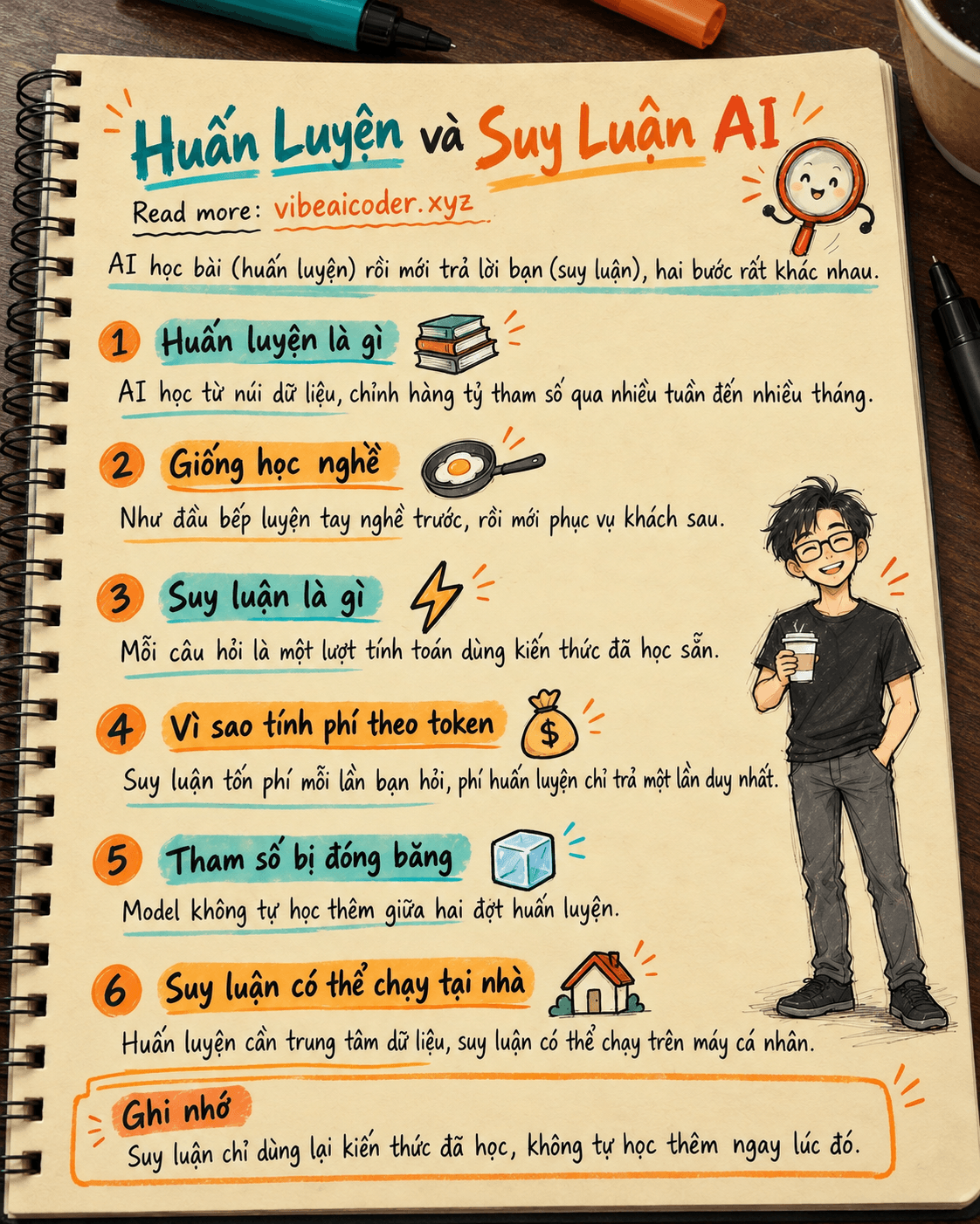🏭 Huấn luyện và suy luận (inference) của AI khác nhau thế nào?