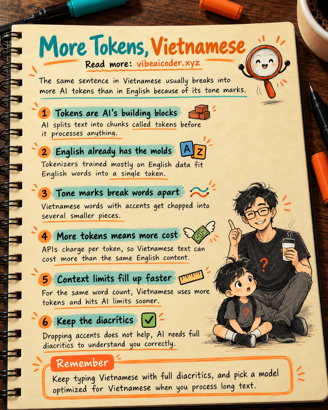 🧩 Why Does Vietnamese Use More AI Tokens Than English?