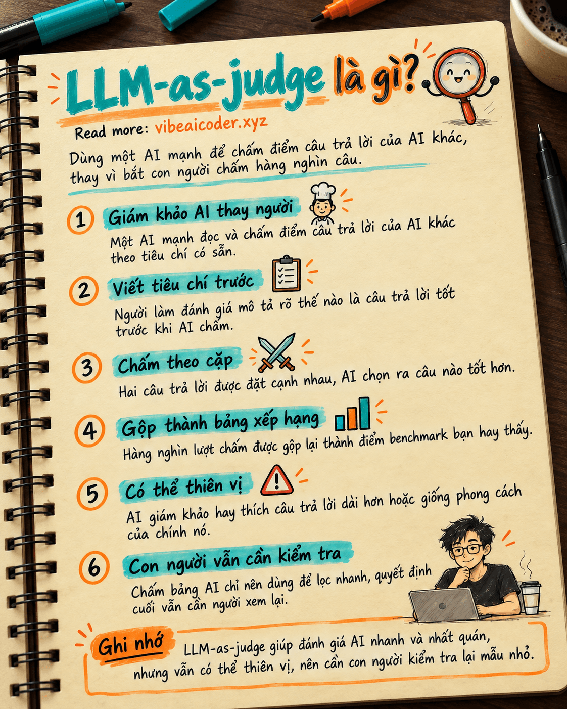 LLM-as-judge là gì? Dùng một AI để chấm điểm câu trả lời của AI khác
