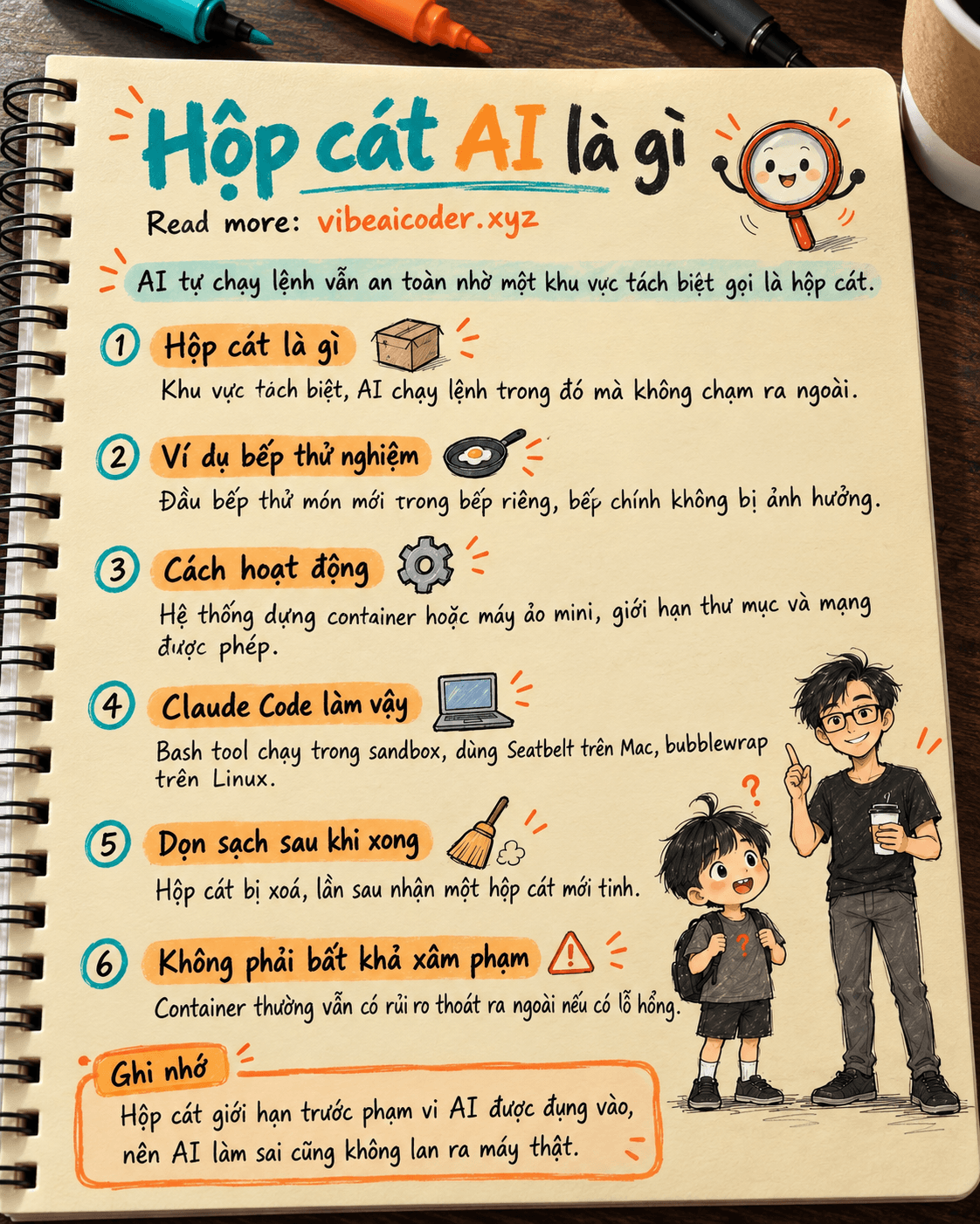📦 Hộp cát (sandbox) là gì? Vì sao để AI tự chạy lệnh vẫn an toàn