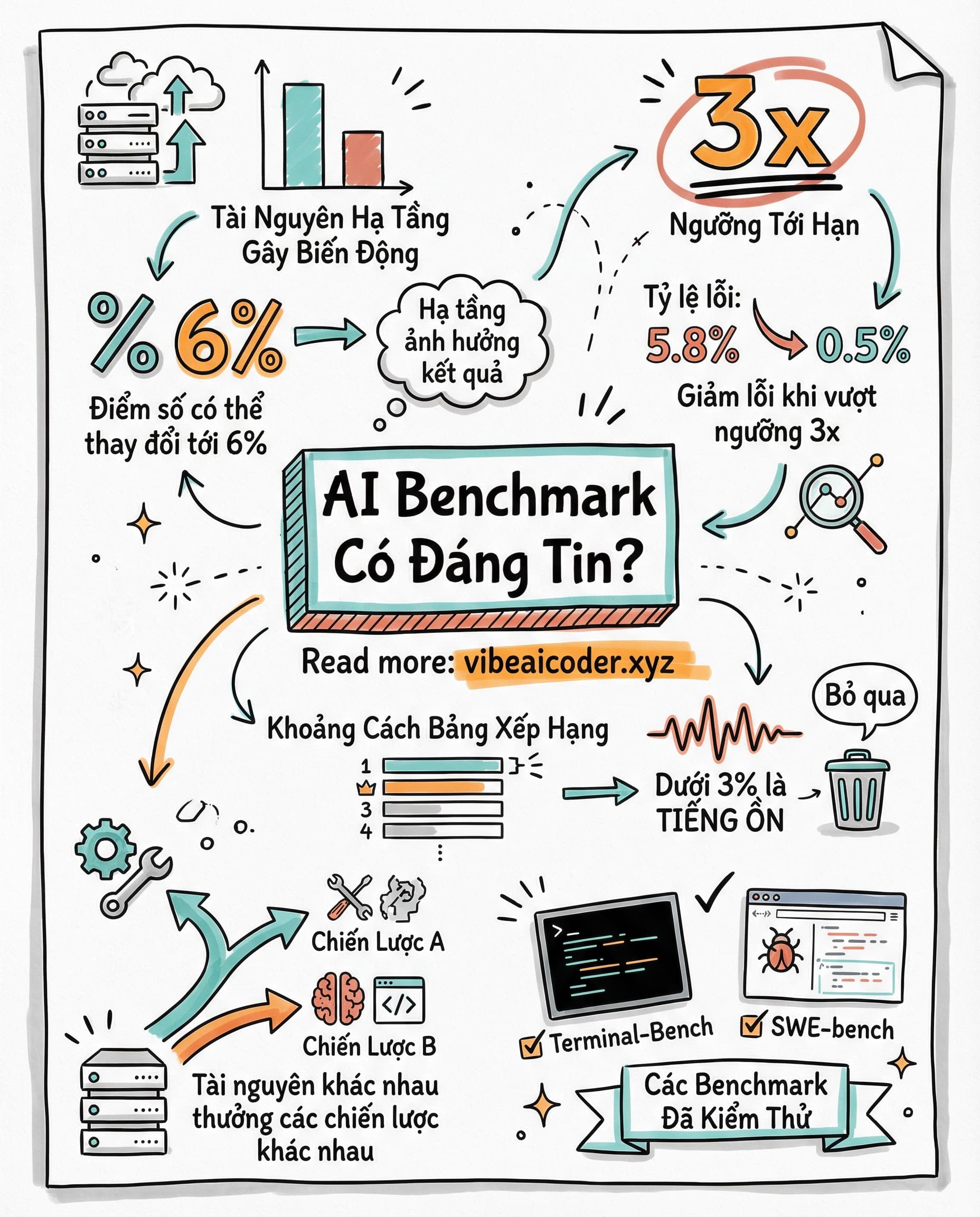 📊 AI Benchmark Có Đáng Tin? Anthropic Chứng Minh Chênh Lệch 6% Chỉ Vì... Server
