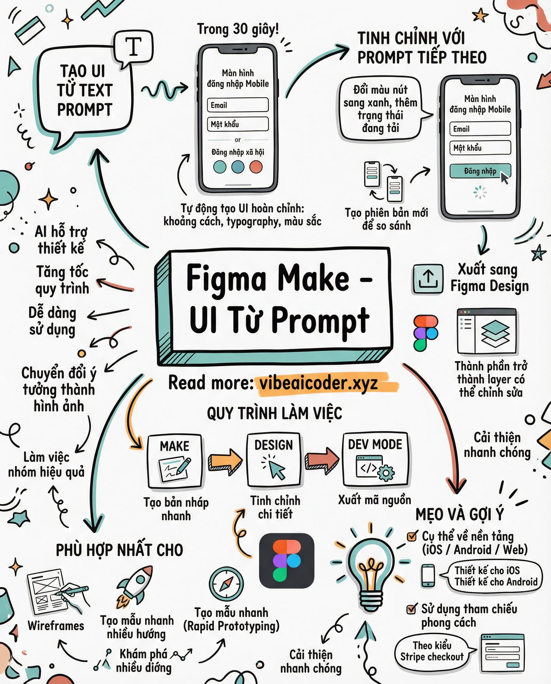 Figma Make: Tạo UI Từ Prompt Trong 30 Giây, Hướng Dẫn Thực Hành