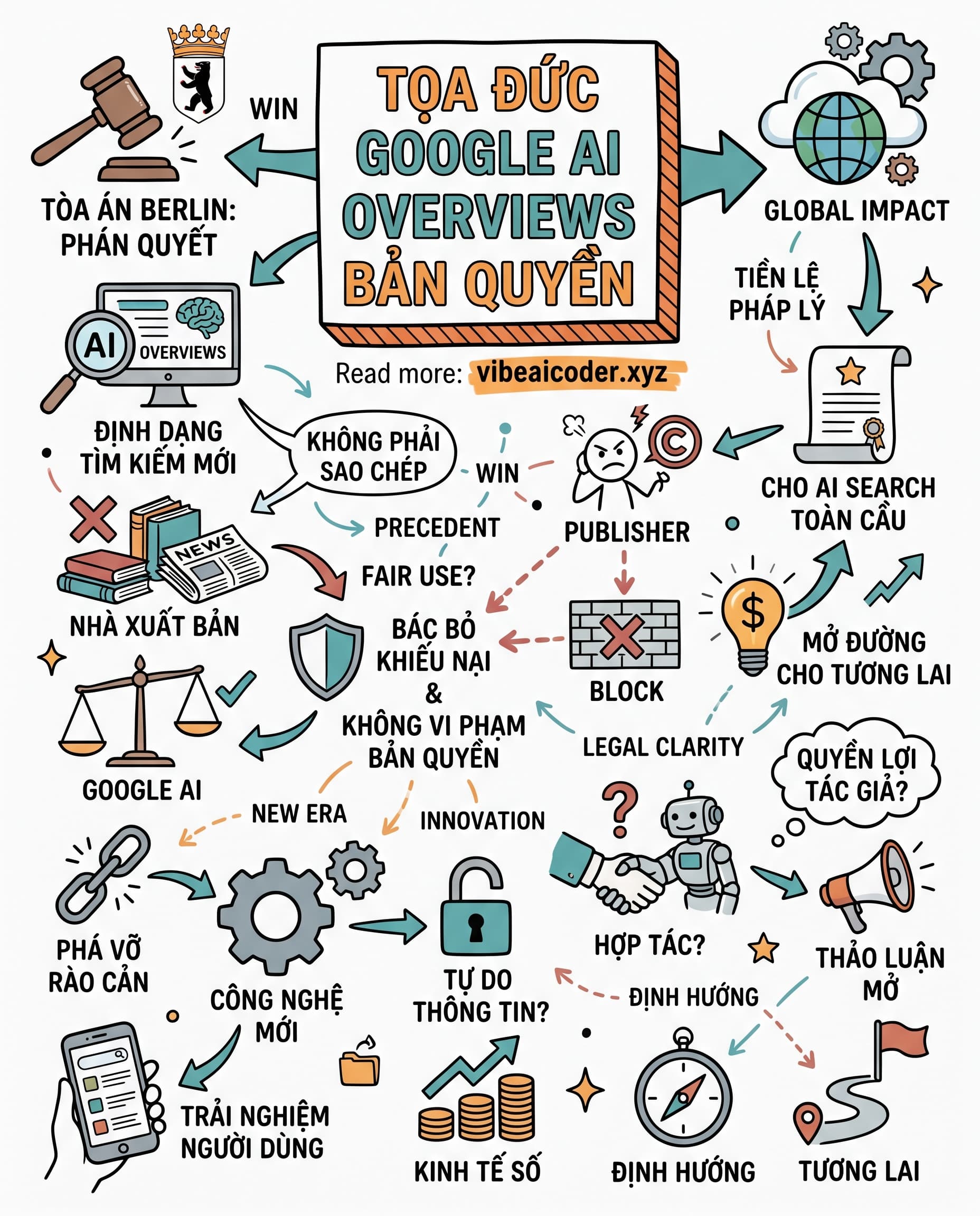 ⚖️ Tòa Berlin Phán: Google AI Overviews Không Vi Phạm Bản Quyền, Mở Đường Cho AI Search