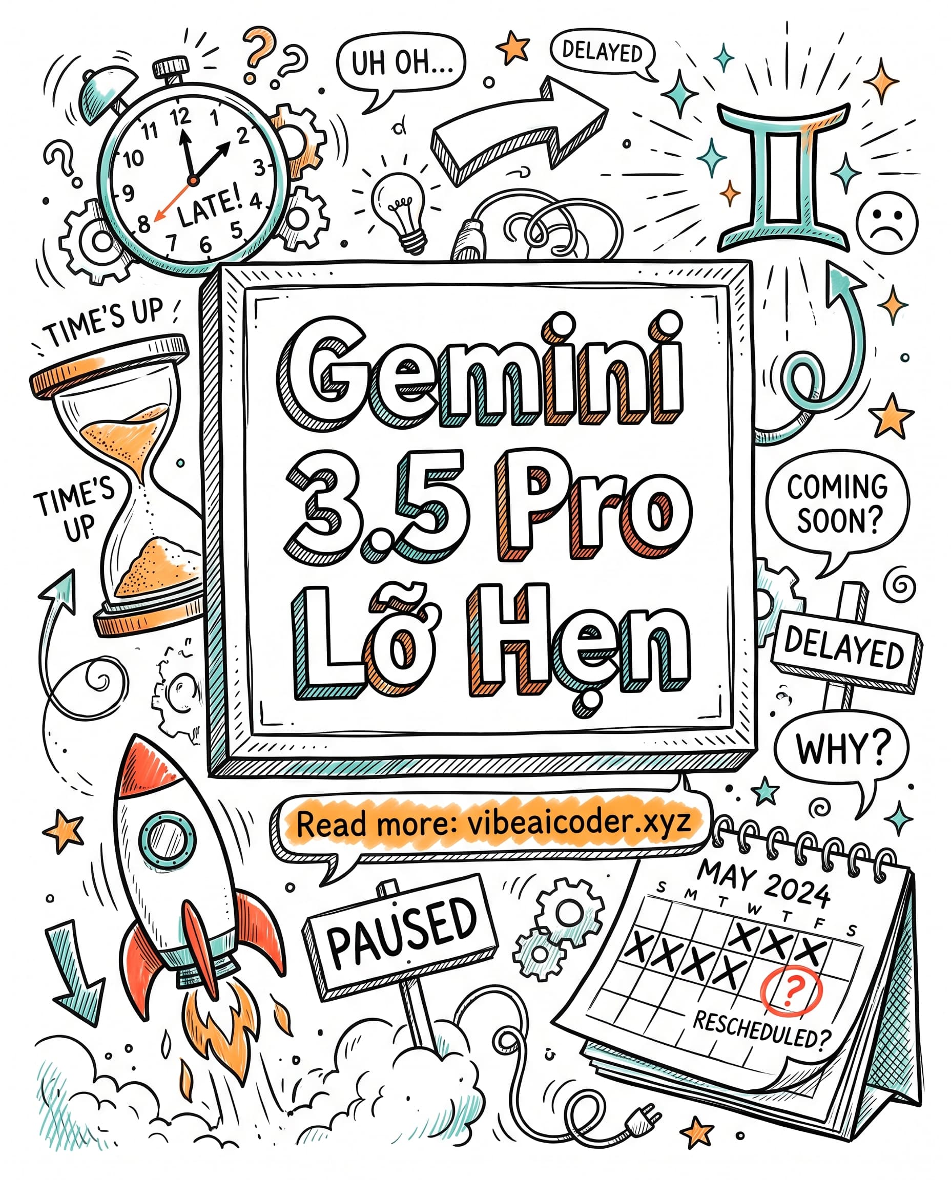 ⏳ Gemini 3.5 Pro lỡ hẹn: Khi Google chấp nhận "thà chậm còn hơn dở"