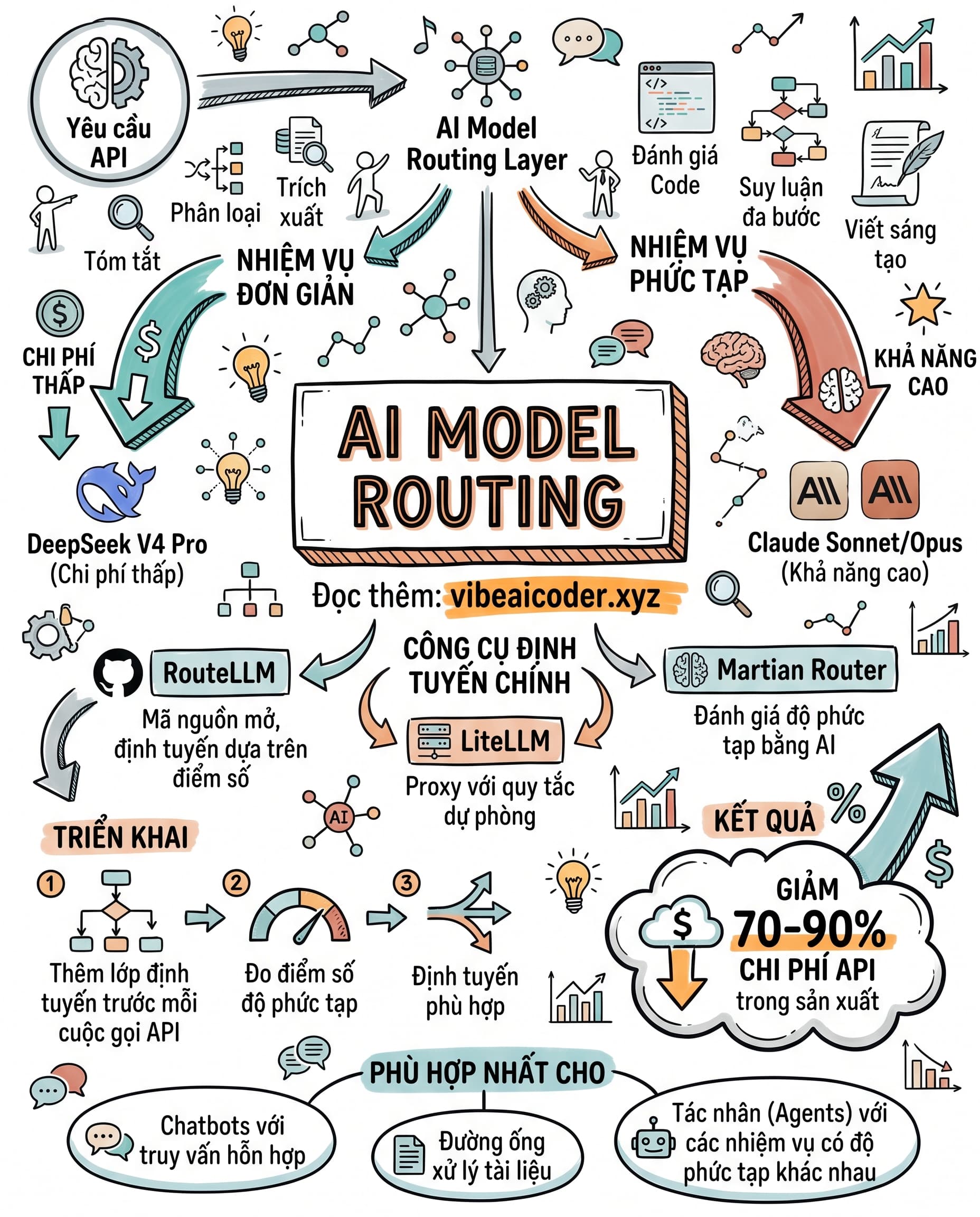 💸 Giảm 90% Chi Phí API Bằng Cách Chọn Đúng Model AI Cho Từng Task