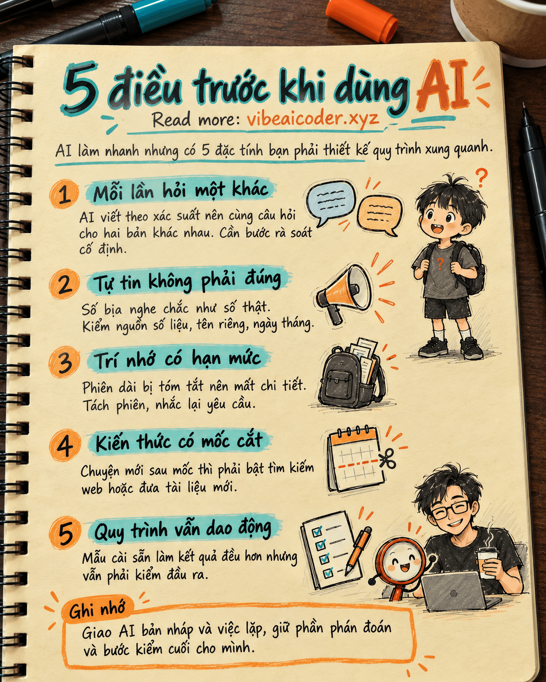 🧭 5 điều cần biết trước khi giao việc thật cho AI