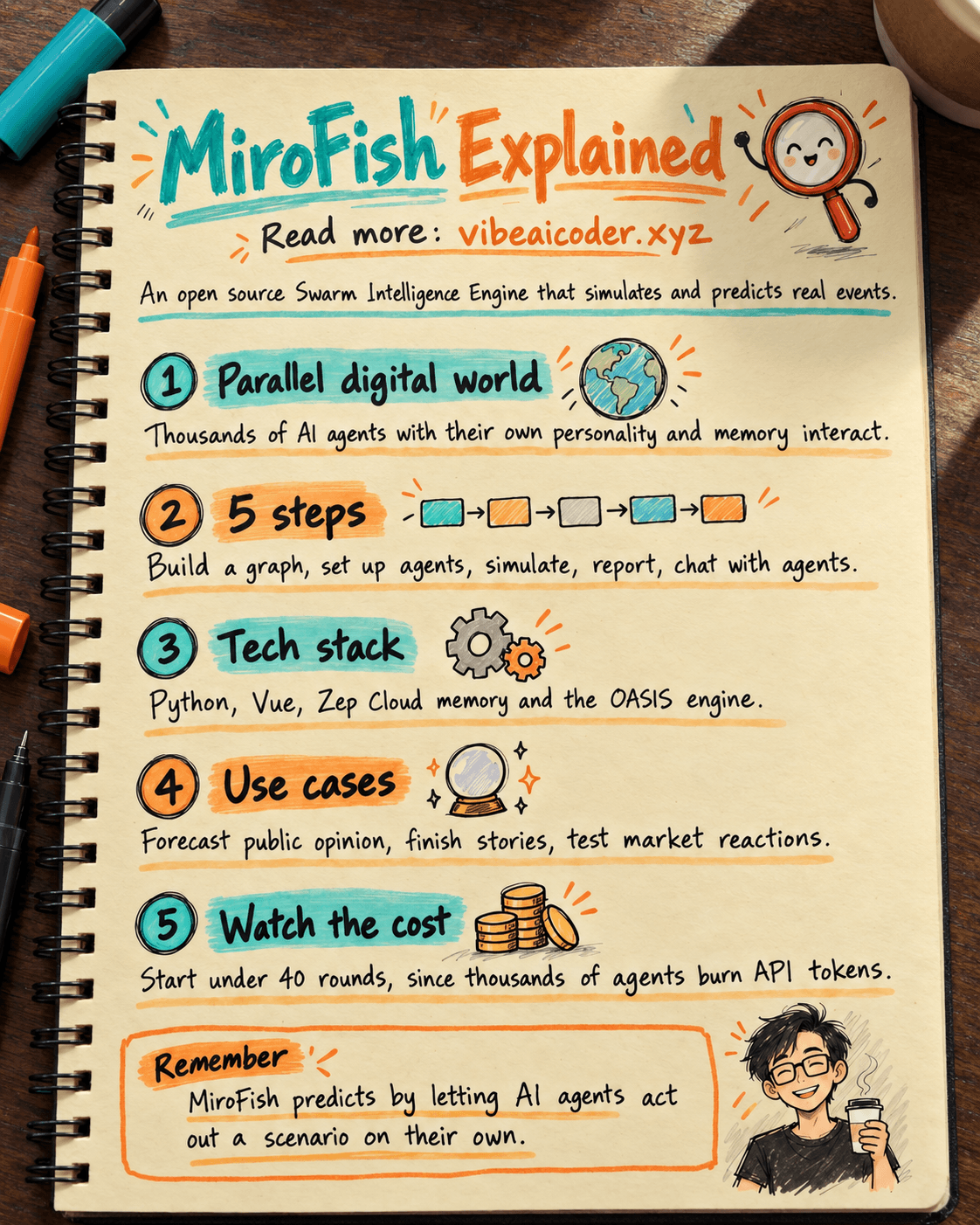 MiroFish: Swarm Intelligence Engine Explained