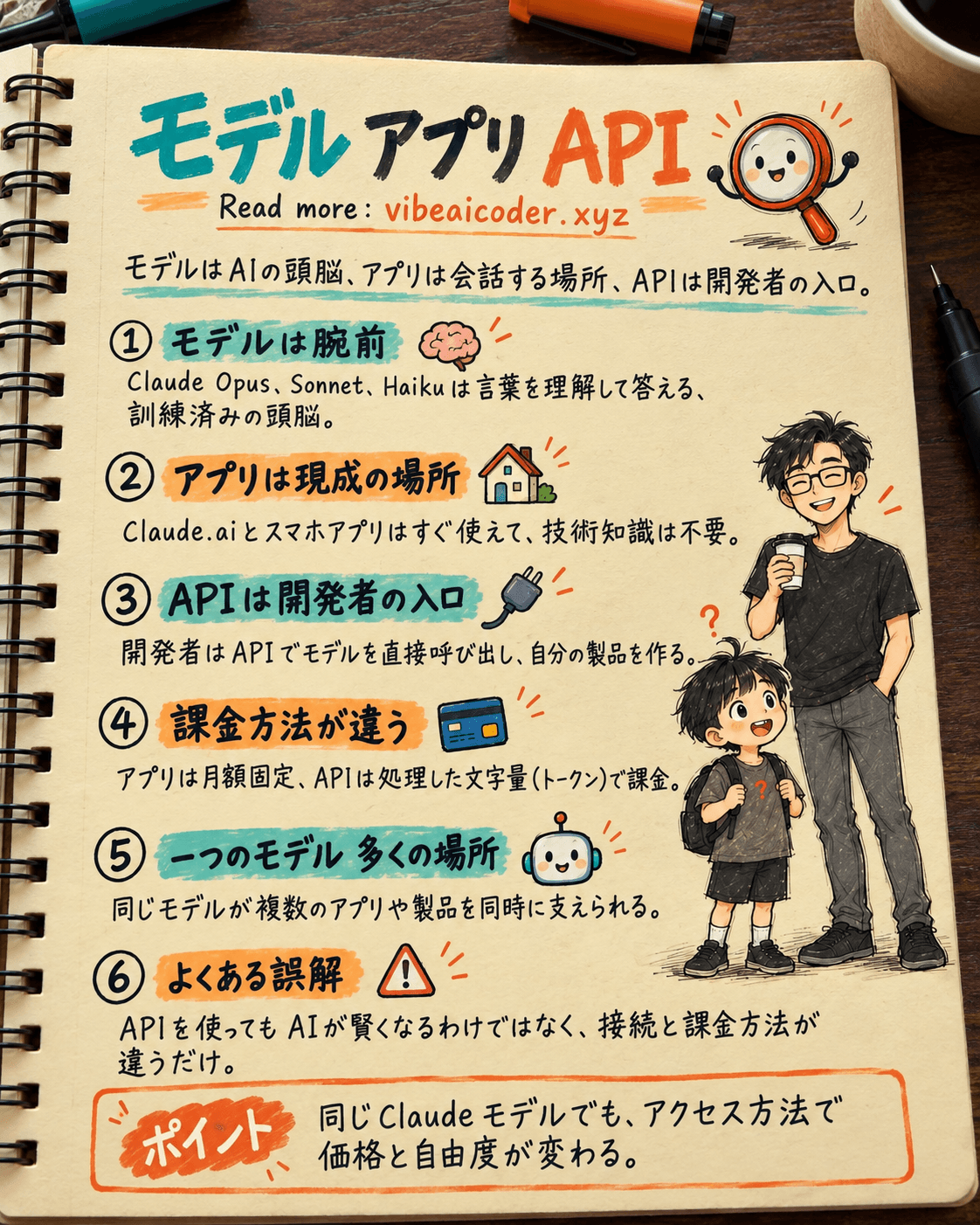 モデル、アプリ、APIの違いとは? Claudeのモデル、アプリ、APIをわかりやすく解説