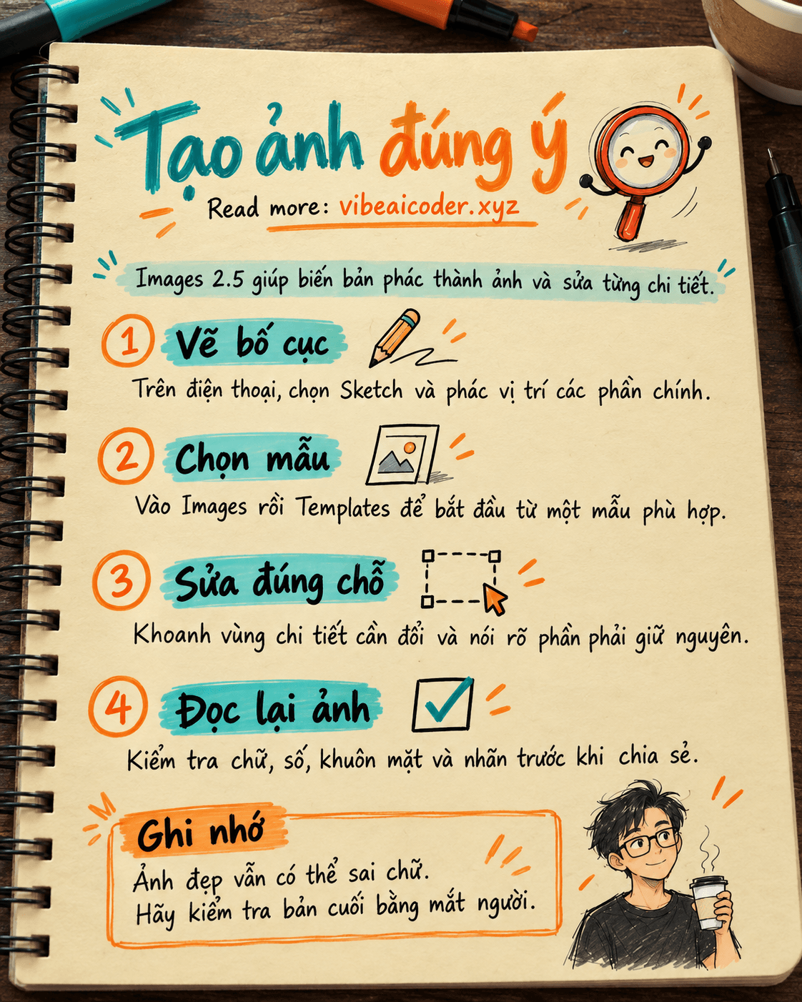 🎨 Dùng ChatGPT Images 2.5 để tạo ảnh từ bản phác và sửa đúng chỗ
