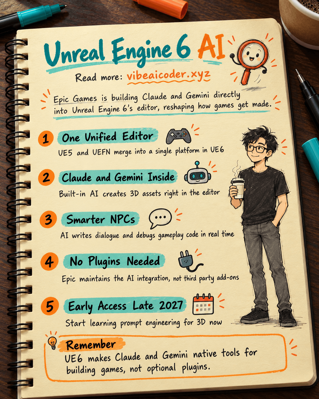 🎮 Unreal Engine 6 Integrates Claude and Gemini Directly Into Game Development