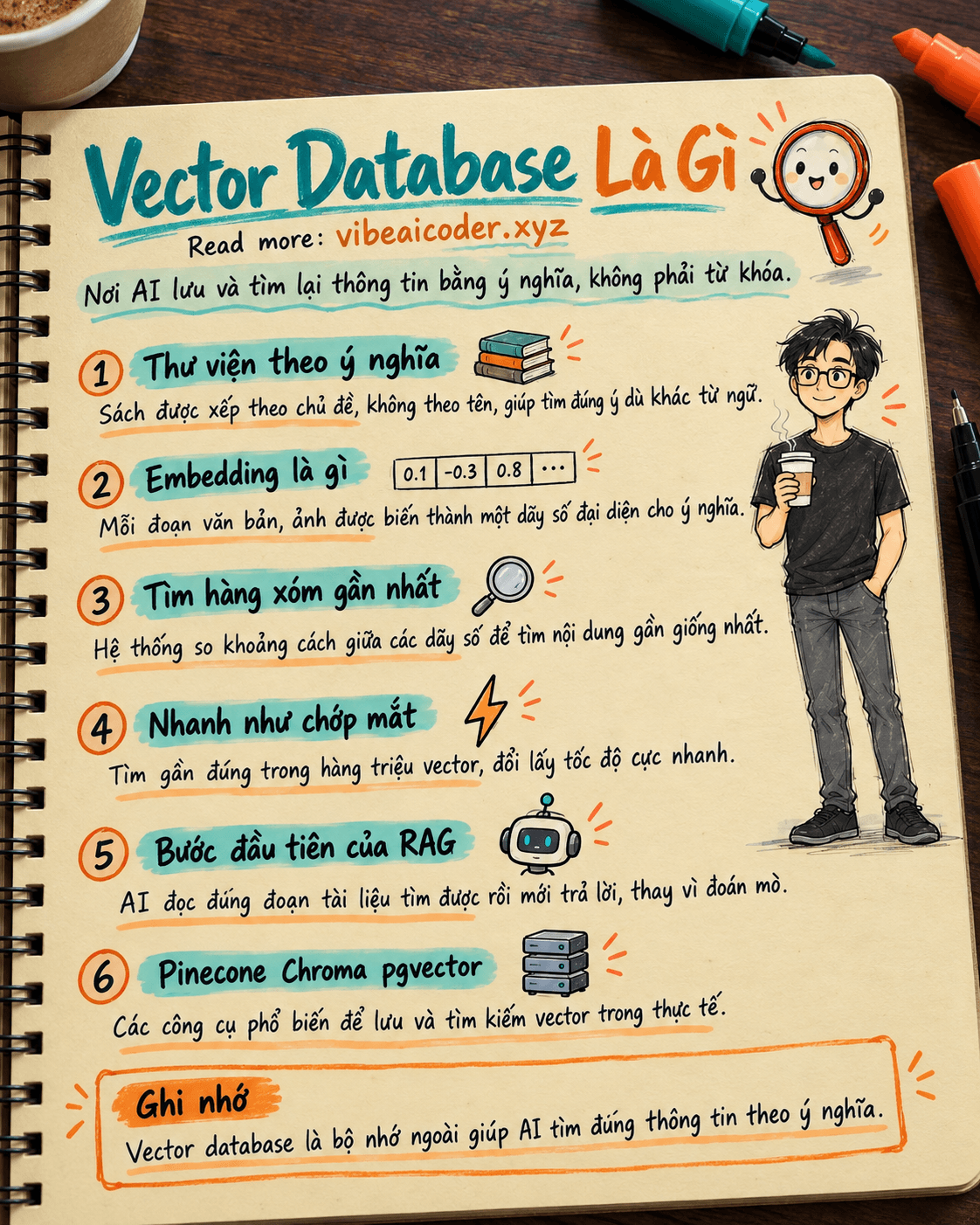 Vector Database Là Gì? Nơi AI Lưu Và Tìm Lại Thông Tin Bằng Ý Nghĩa