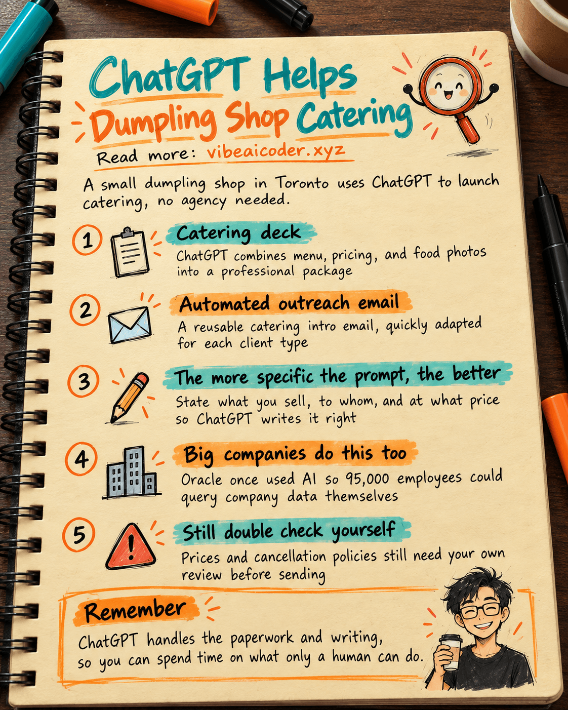ChatGPT Helps a Small Dumpling Shop in Toronto Launch Catering