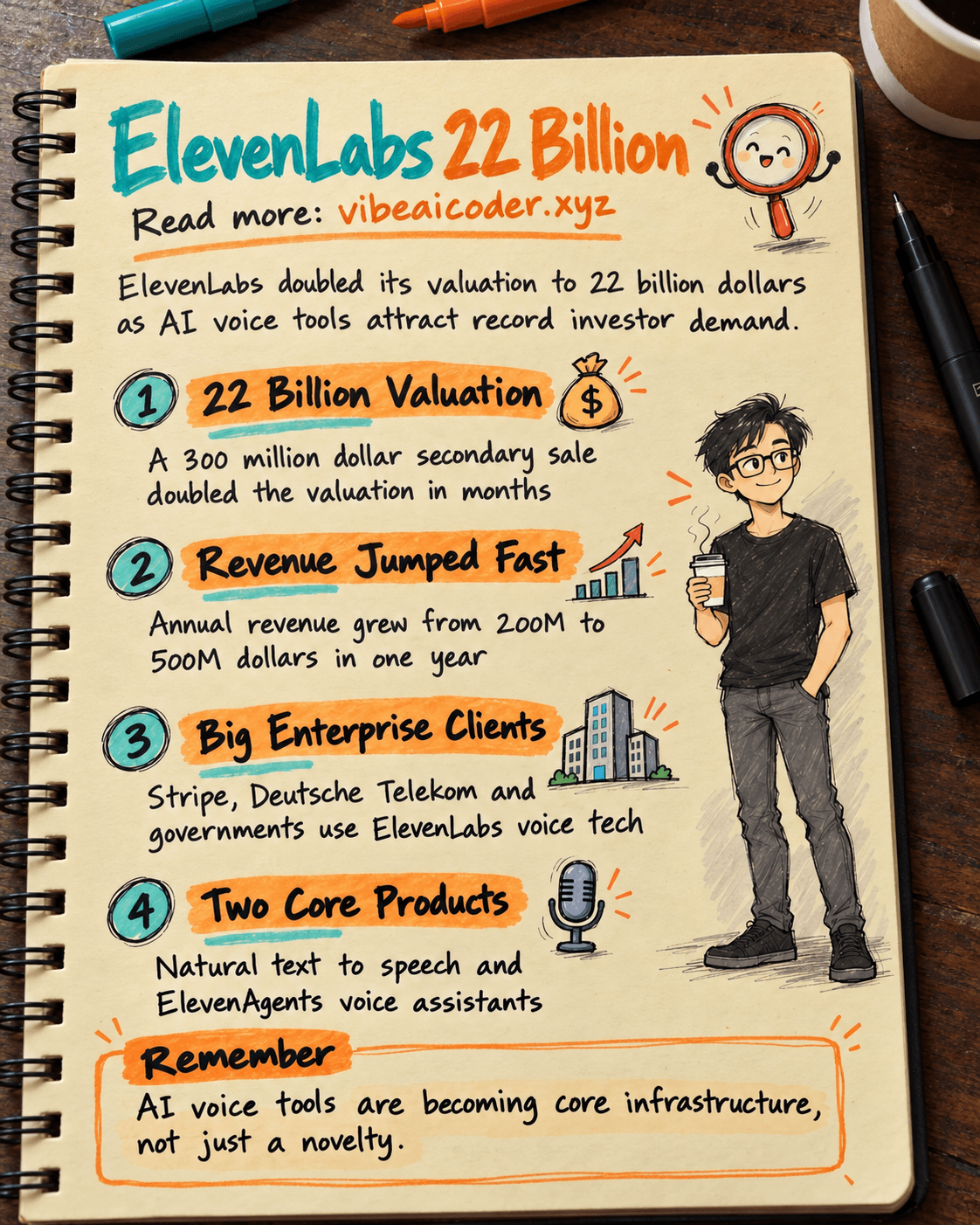 ElevenLabs Valuation Doubles to 22 Billion Dollars as AI Voice Tools Heat Up