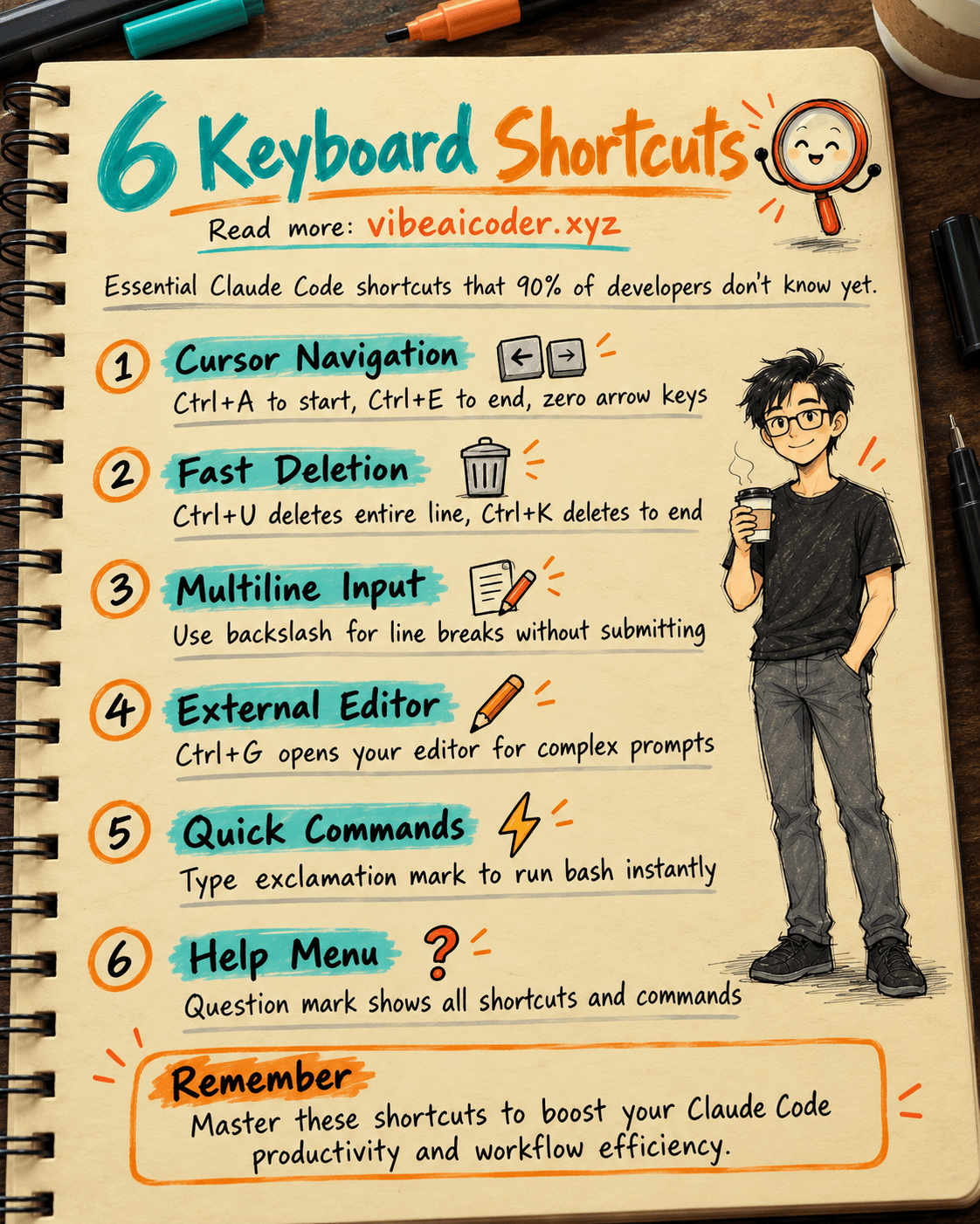 6 Claude Code Keyboard Shortcuts 90% of Developers Don't Know