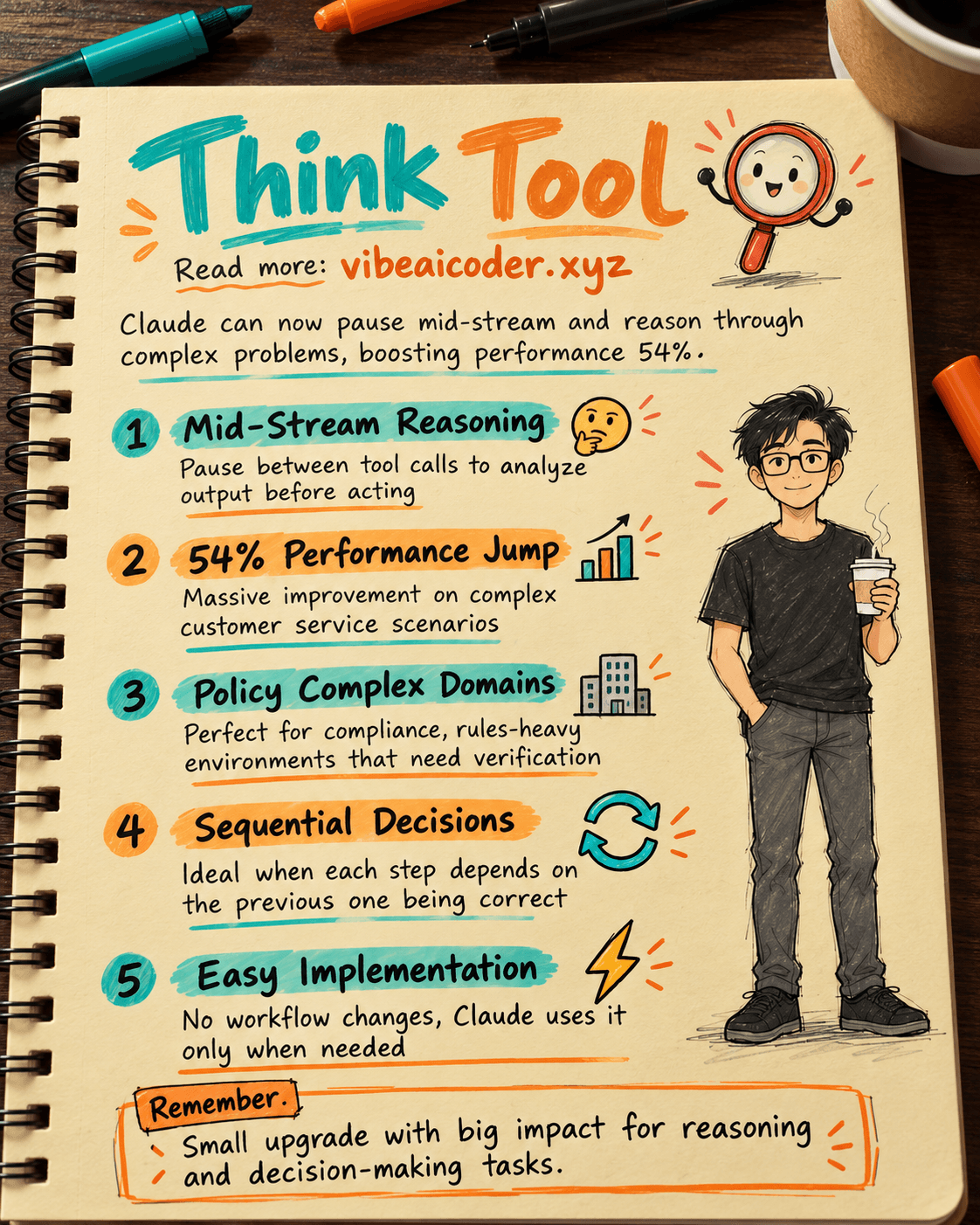 Think Tool: Making Claude Pause and Reason Mid-Stream, 54% Boost